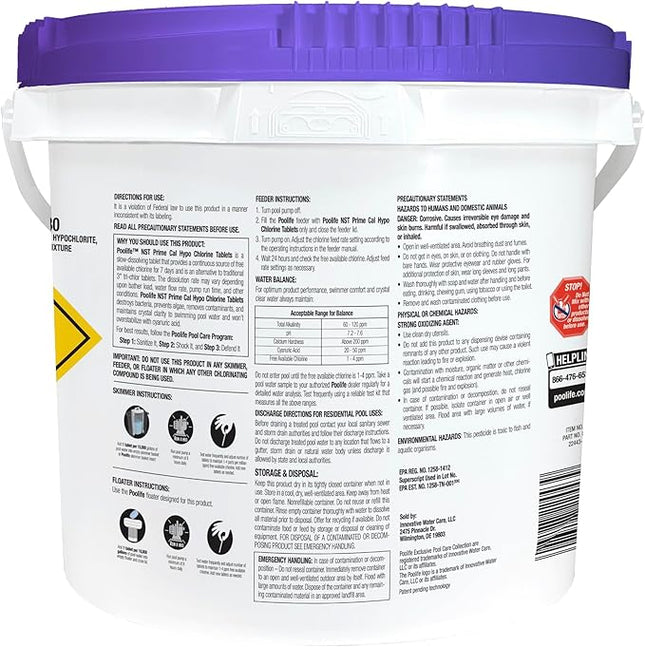 Poolife™ NST™ Prime Cal Hypo Tablets 9LBS