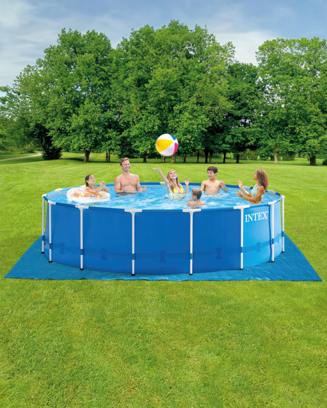 Metal Frame 15' x 48" Above Ground Pool w/ Filter Pump (Set)