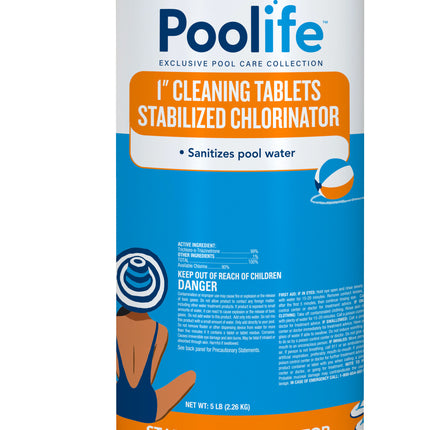 Poolife 1" Cleaning Tablets 5 lb