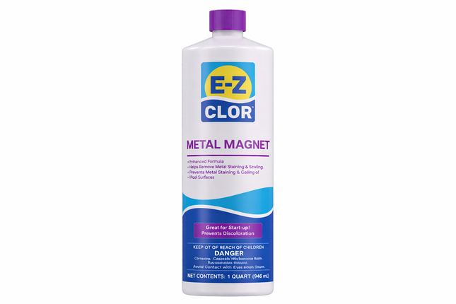 E-Z CLOR 1 qt Metal Magnet Bottle