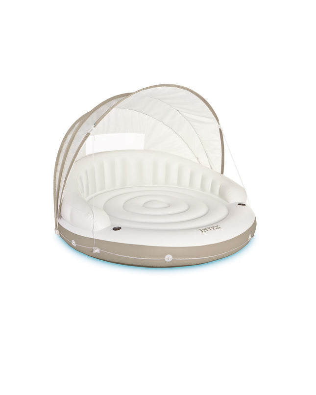 Canopy Inflatable Pool Island Float