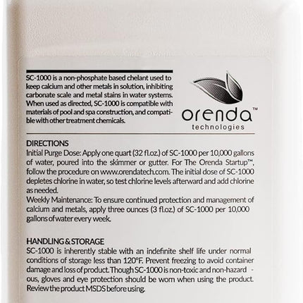 Orenda Technologies Quart Scale & Metal Control