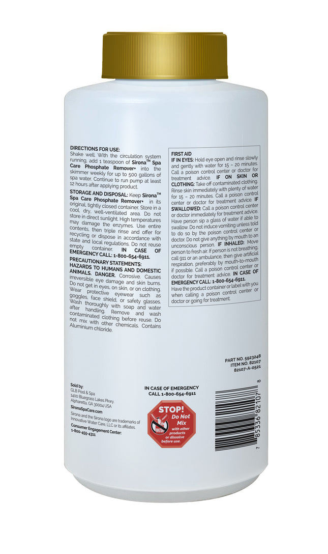 Sirona™ Phosphate Remover+ 16fl oz