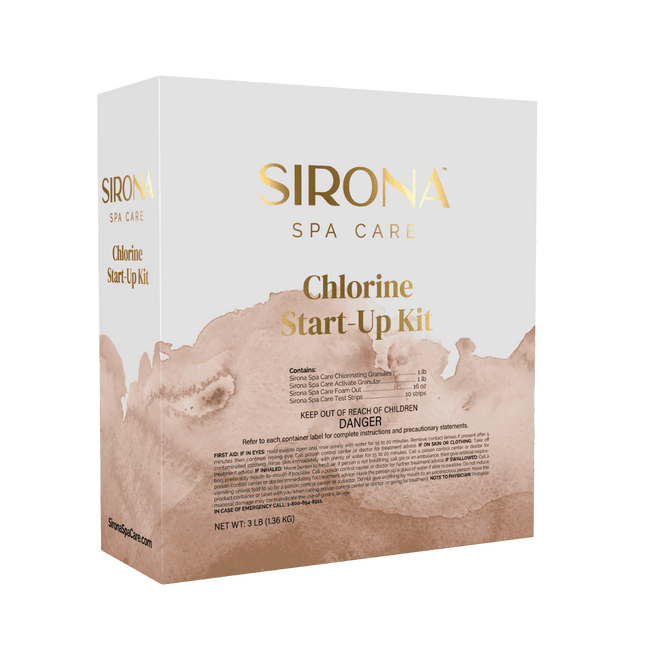 Sirona Spa Care Chlorine Start Up Kit for Spas and Hot Tubs