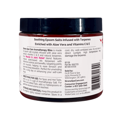 Sirona™ Spa Care Aromatherapy Bliss Muscle & Joint 1lb