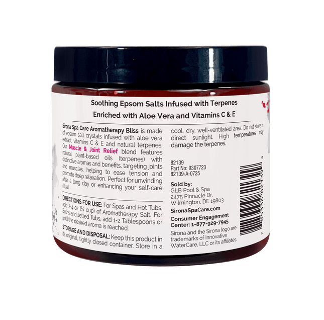 Sirona™ Spa Care Aromatherapy Bliss Muscle & Joint 1lb