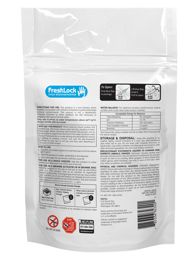 Sirona™ Activate Granular EcoPods