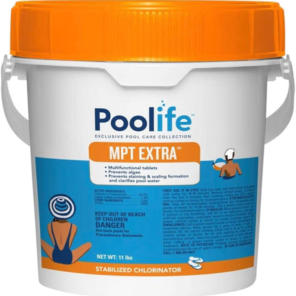 Poolife™ MPT Extra™ 3” Chlorinating Tablets: All In One Chlorine Tablets 11LBS