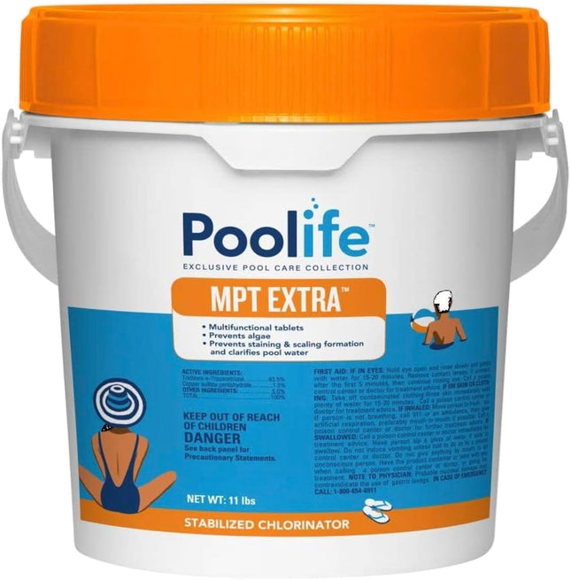 Poolife™ MPT Extra™ 3” Chlorinating Tablets: All In One Chlorine Tablets 21LBS