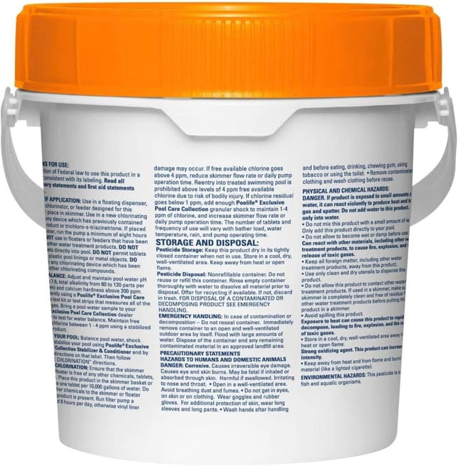 Poolife™ MPT Extra™ 3” Chlorinating Tablets: All In One Chlorine Tablets 21LBS