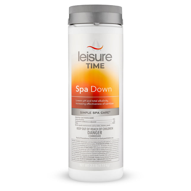Leisure Time 22338 Spa Down pH & Alkalinity Reducer, 2.5 lbs