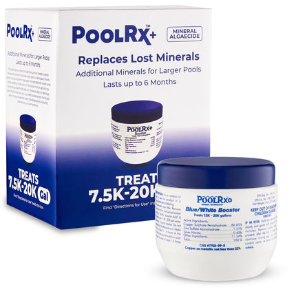 PoolRx Booster 332001 – Mineral Algaecide & Replacement Minerals for Unit