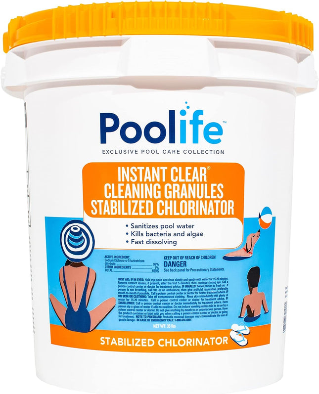 Poolife™ Instant Clear™ Cleaning Granules 35LBS