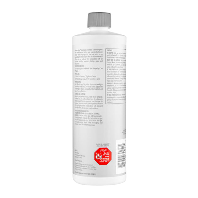 Leisure Time Enzyme for Spas & Hot Tubs, 32fl oz
