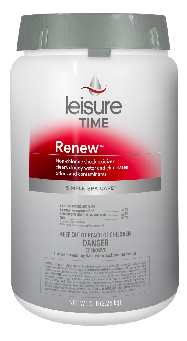 Leisure Time Renew Non-Chlorine Spa Shock Treatment 5lbs