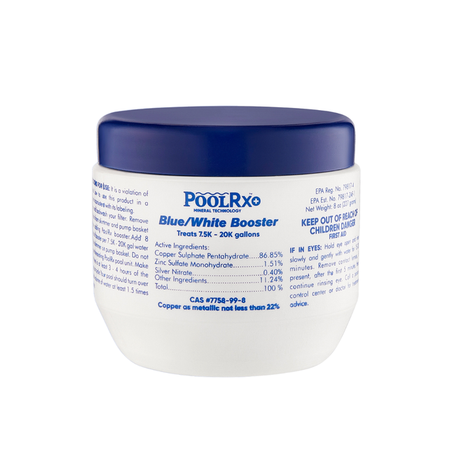 PoolRx Booster 332001 – Mineral Algaecide & Replacement Minerals for Unit