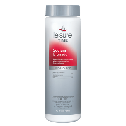 Leisure Time Sodium Bromide for Hot Tubs – 1 lb Spa Sanitizer
