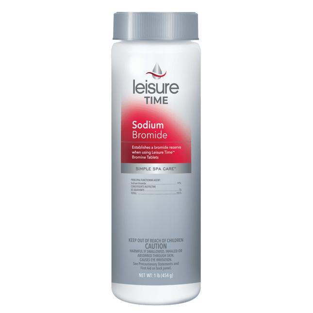 Leisure Time Sodium Bromide for Hot Tubs – 1 lb Spa Sanitizer