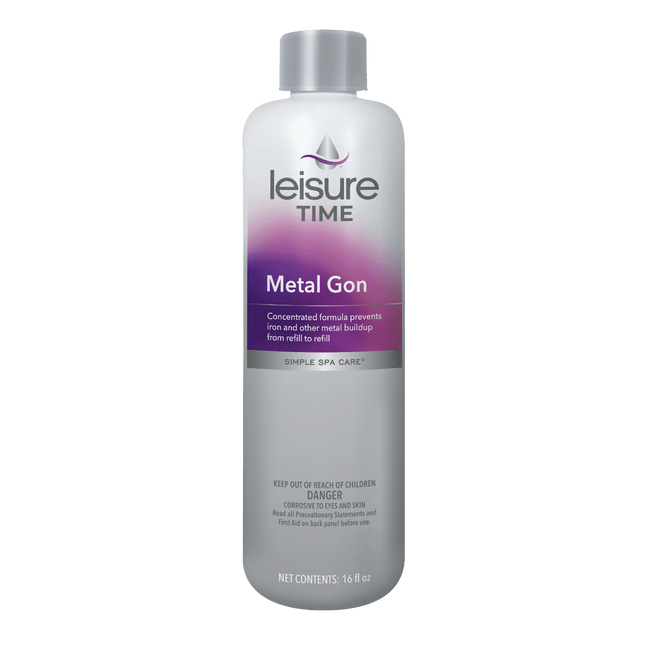 Leisure Time Metal Gon 16 fl oz – Spa & Hot Tub Metal Sequestering Solution