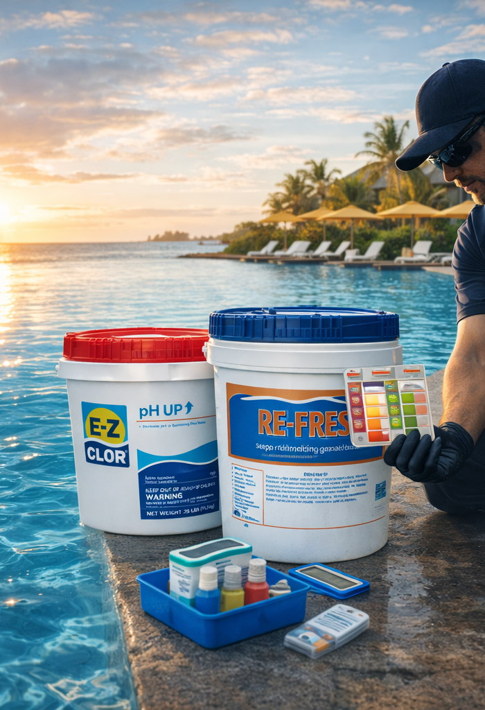 <h1>Commercial Pool <br/>Supplies You Can<br/>Count On</h1>